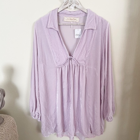 NWT Free People X Jen’s Pirate Booty Velvet Verona Tunic - Picture 4 of 14